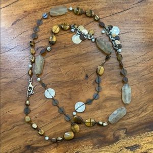 Silpada tigers eye necklace